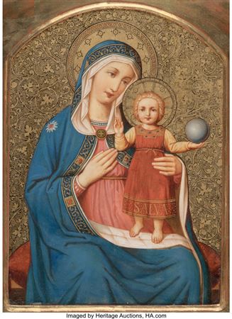 Virgin and Blessing Christ Child