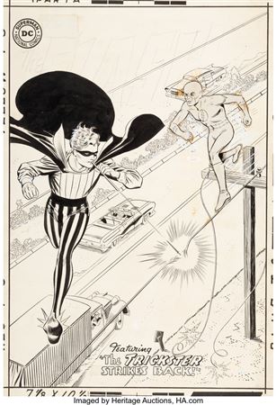 Carmine Infantino and Joe Giella Flash #121 Cover Original Art (DC, 1961)