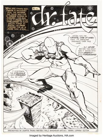 Sample artwork by Walter Augustus (Walt) Simonson (Born 1946), known for comic illustration, comic book writer, thor comics - View similar artists and auction records