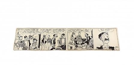 1934 Political Jail Cartoon Strip