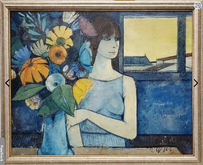 Femme aux Fleurs