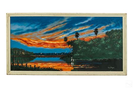 Florida Highwaymen Painting by John Maynor - Auction record, sale price, and art valuation. Compare with similar artists and explore comparable artworks.