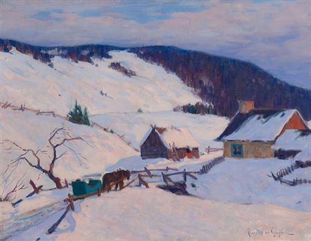 Evening Glow, Laurentians (Dernières lueurs)