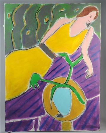 Woman in a Yellow Dress