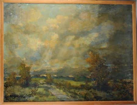 Sample artwork by William Eyden Sr (1859 - 1919), known for landscape and still life painting - View similar artists and auction records