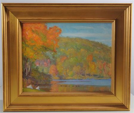 Impressionistic landscape