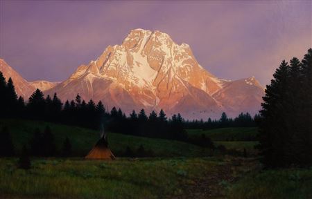 Morning Light, Mt. Moran, 1996