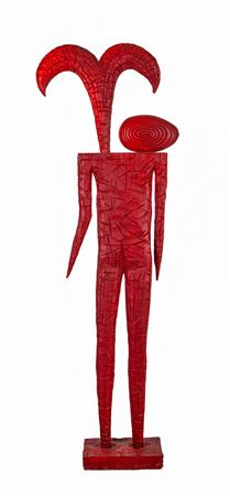 Standing Red Figure by John Buck - Auction record, sale price, and art valuation. Compare with similar artists and explore comparable artworks.