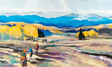 West View, 1993 by Bruce Nowlin - Auction record, sale price, and art valuation. Compare with similar artists and explore comparable artworks.