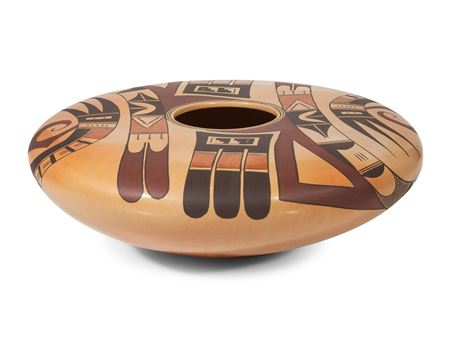 Sample artwork by Jean Sahme Nampeyo (1948 - 2024), known for hopi pottery - View similar artists and auction records