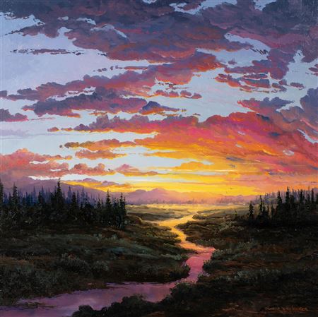 Spring Sunset, 2022