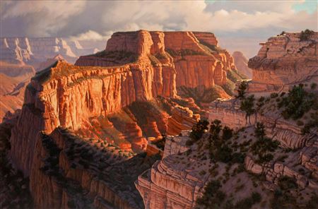 Afternoon at Cape Royale, North Rim, 1991