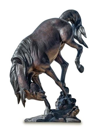 Sample artwork by Veryl Goodnight (Born 1947), known for horse and figure sculpture - View similar artists and auction records