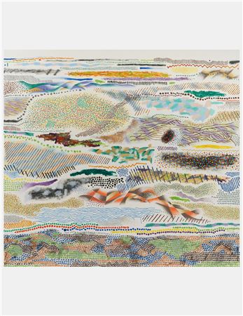 Sample artwork by David Sharpe (Born 1944), known for abstraction, non objective - View similar artists and auction records
