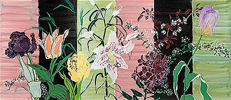 Sample artwork by Robert Kushner (Born 1949), known for sculpture, mod figure, floral, collage, prints, architect - View similar artists and auction records