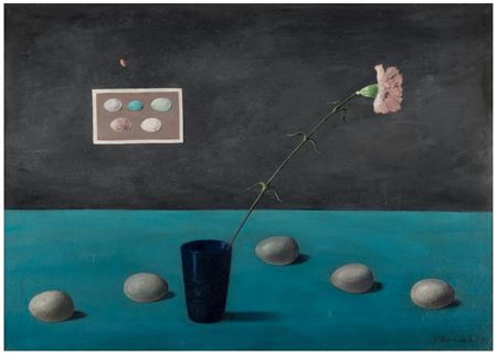 Eggs and Carnation, 1955