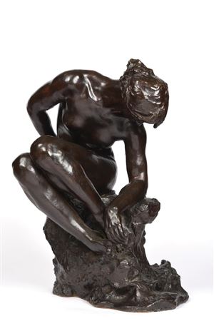 Sample artwork by Jules Desbois (1851 - 1935), known for sculpture, bronzes, and objets d'art. - View similar artists and auction records