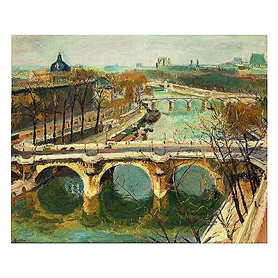Sample artwork by Arthur Fillon (1900 - 1974), known for land-and townscape, still life and figure painting - View similar artists and auction records