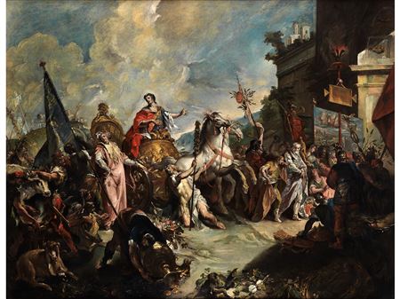 Sample artwork by Giovanni Antonio Guardi (1699 - 1760), known for history, orientalist theme painting - View similar artists and auction records