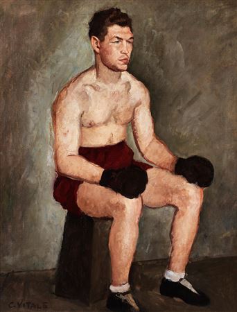Portrait of boxer Max Schmeling