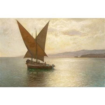 Voilier au crépuscule