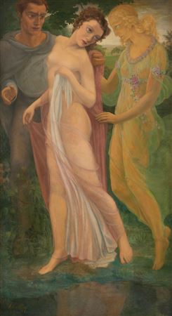 Sample artwork by Arthur Laublin (1900 - 1987), known for painting - View similar artists and auction records