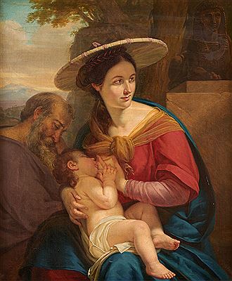 Sample artwork by Charles Picque (1799 - 1869), known for painting - View similar artists and auction records