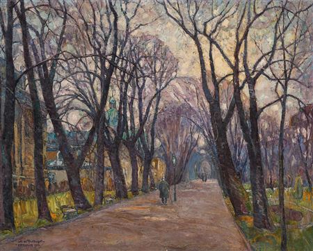 Planty before winter (Old Krakow)