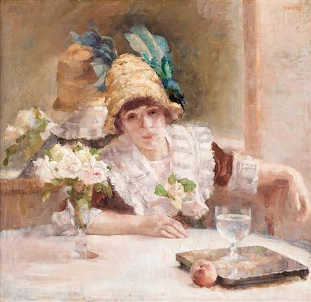 Young woman waiting for her appointment by Arthur Navez - Auction record, sale price, and art valuation. Compare with similar artists and explore comparable artworks.