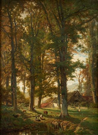 Young shepherdess dozing near the cottage by Jacques Janssens - Auction record, sale price, and art valuation. Compare with similar artists and explore comparable artworks.
