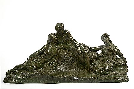 The temptation by Auguste Puttemans - Auction record, sale price, and art valuation. Compare with similar artists and explore comparable artworks.