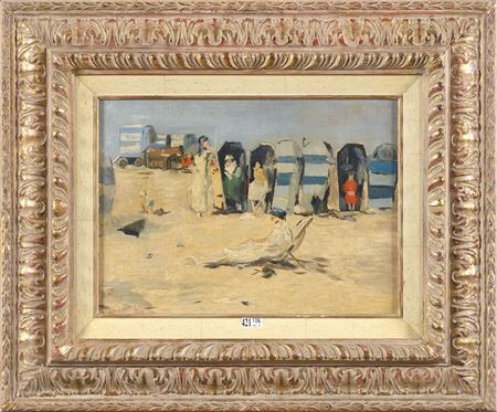 Beach scene at Zandvoort