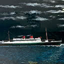 Tasman Liner Awatea, Passing the Tamahine off Pencarrow