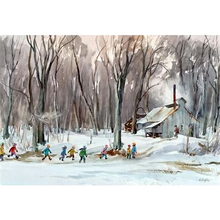 Raiding the sugar camp, Ste-Monique