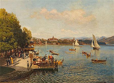 Summer afternoon in Pörtschach am Wörthersee