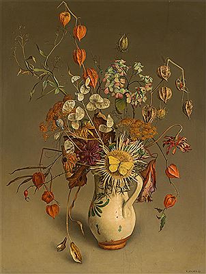 "Herbststrauß mit Zitronenfalter"