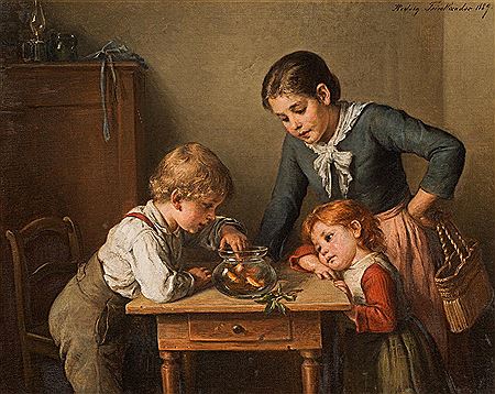 Sample artwork by Hedwig Friedlander (1863 - 1916), known for vienna school of applied arts, munich academy, painting - View similar artists and auction records