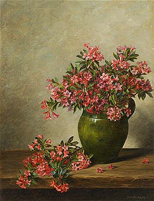 "Alpenrosen" by Paula Wildhack - Auction record, sale price, and art valuation. Compare with similar artists and explore comparable artworks.