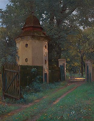 In the park of Schwadorf castle