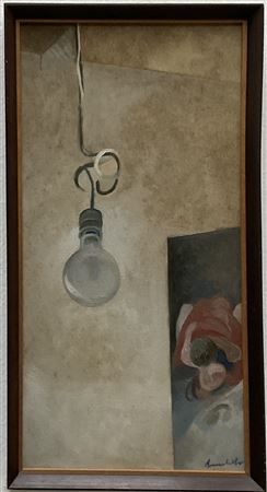 "Interior with light bulb"