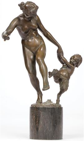 A Bacchante & Satyr