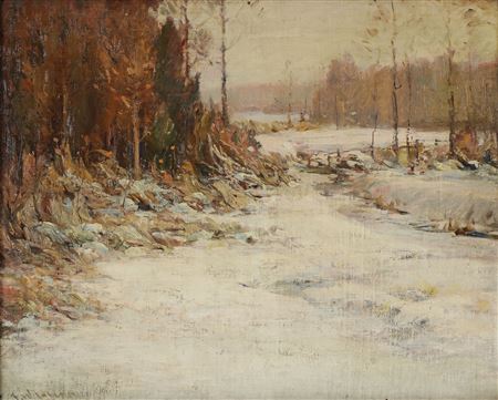 Winter Wooded Landscape