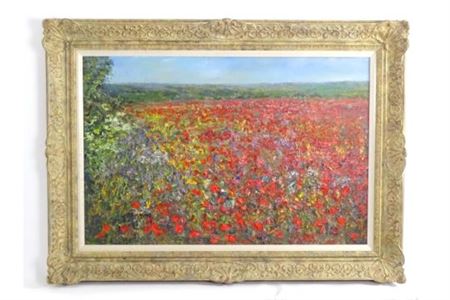 Poppyfield, Whitecross, near Penzance, Cornwall by Michael James Strang - Auction record, sale price, and art valuation. Compare with similar artists and explore comparable artworks.