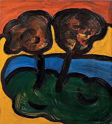 The trees of the blacksmith by Michel Chapuis - Auction record, sale price, and art valuation. Compare with similar artists and explore comparable artworks.