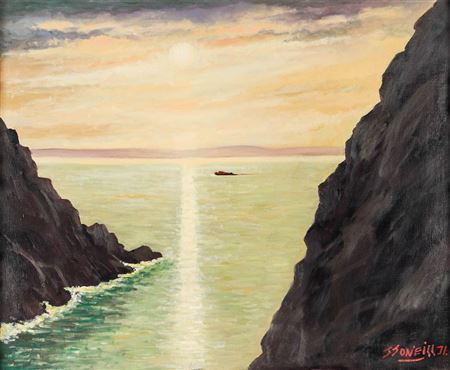 'PORTSTEWART BAY' by JJ O'Neill - Auction record, sale price, and art valuation. Compare with similar artists and explore comparable artworks.