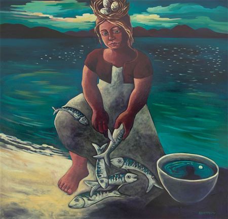 Sample artwork by Rosie McGurran, known for painting - View similar artists and auction records