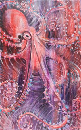 'THE KRAKEN' by Simon Bradley - Auction record, sale price, and art valuation. Compare with similar artists and explore comparable artworks.