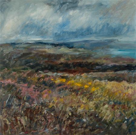 'LANDSCAPE ON THE ANTRIM COAST'