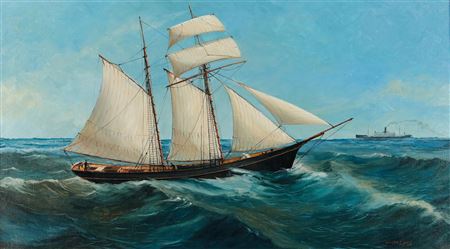 'TOP SAIL SCOONER "KELSO"'
