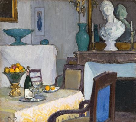 Parisian Interior (Grey Harmony), 1907